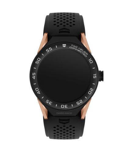 TAG Heuer Carrera Connected Modular 45 Black Titanium / Rose Gold / Ceramic / Black Rubber